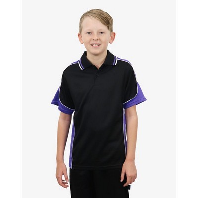 BSP16K Polo Shirts - Black-Purple-White