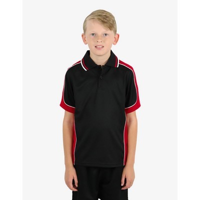 BSP16K Polo Shirts - Black-Red-White