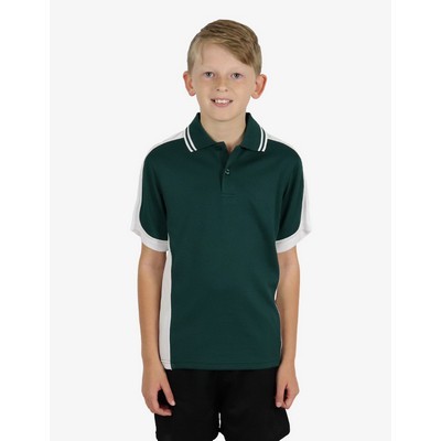 BSP16K Polo Shirts - Dark-Green-White-White