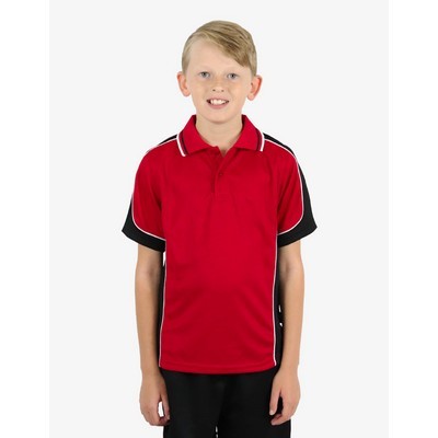 BSP16K Polo Shirts - Red-Black-White