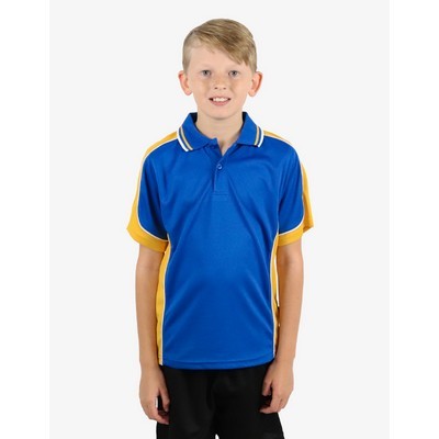 BSP16K Polo Shirts - Royal-Gold-White