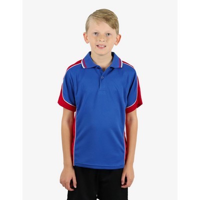 BSP16K Polo Shirts - Royal-Red-White