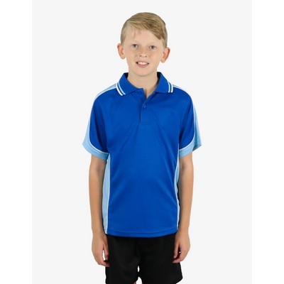 BSP16K Polo Shirts - Royal-Sky-White