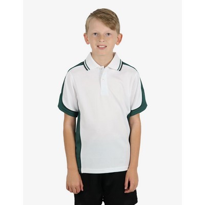 BSP16K Polo Shirts - White-Bottle-Black