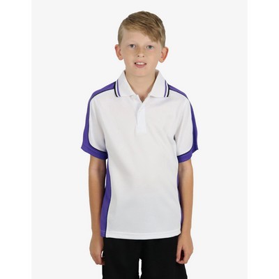 BSP16K Polo Shirts - White-Purple-Black
