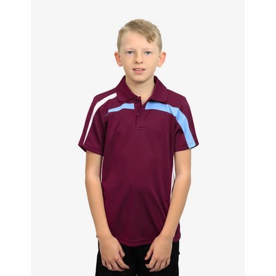 BSP2014 Polo Shirts - Burdundy-White-Sky
