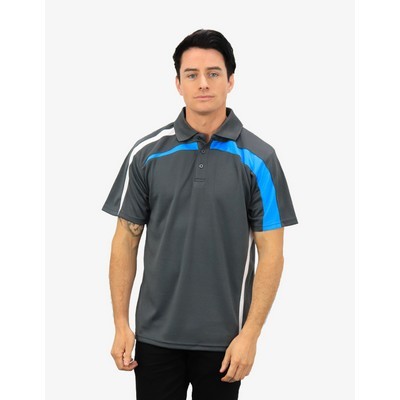 BSP2014 Polo Shirts - Charcoal-White-Hawaiian-Blue