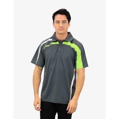 BSP2014 Polo Shirts - Charcoal-White-Lime