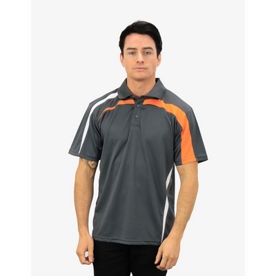 BSP2014 Polo Shirts - Charcoal-White-Orange