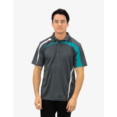 BSP2014 Polo Shirts - Charcoal-White-Teal