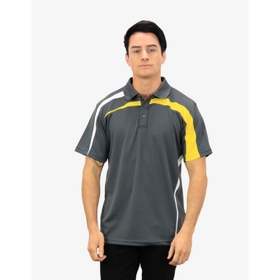 BSP2014 Polo Shirts - Charcoal-White-Yellow