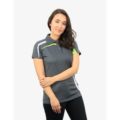 BSP2014L Polo Shirts - Charcoal-White-Lime