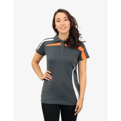 BSP2014L Polo Shirts - Charcoal-White-Orange