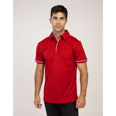 BSP2030 Polo Shirts - Red-White