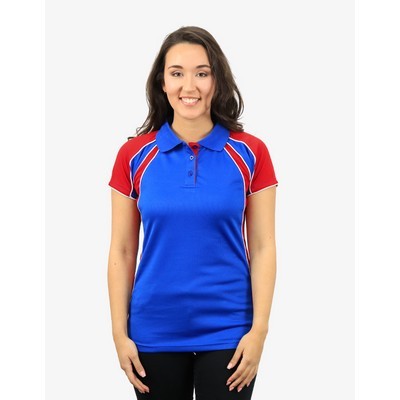 The Chameleon Polo Shirts - Royal-Red-White