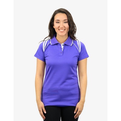 The Cobra Polo Shirts - Purple-White