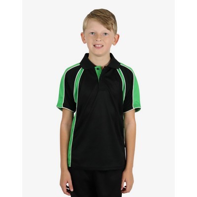 The Rozella Polo Shirts - Black-Emerald-White