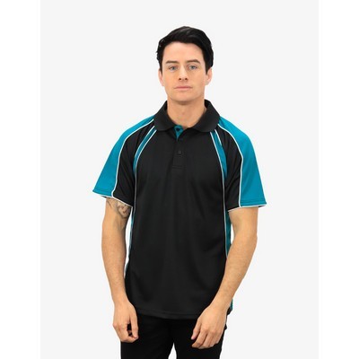 The Toucan Polo Shirts - Black-Deep-Teal-White