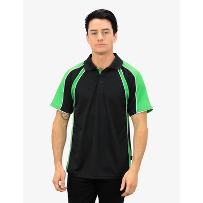 The Toucan Polo Shirts - Black-Emerald-White