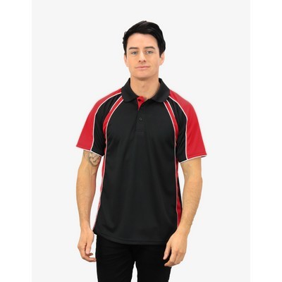The Toucan Polo Shirts - Black-Red-White