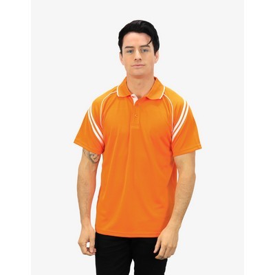 The Viper Polo Shirts - Orange-White