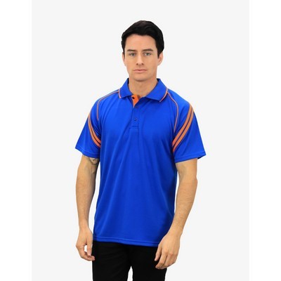 The Viper Polo Shirts - Royal-Orange