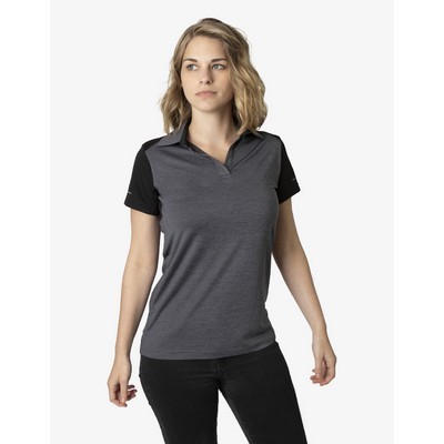 BKP401L Polo Shirts - Charcoal-Heather-Black