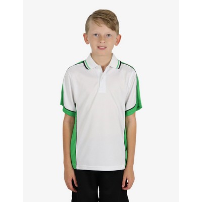 BSP16K Polo Shirts - White-Emerald-Black