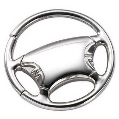 Steering Wheel Metal Keyring