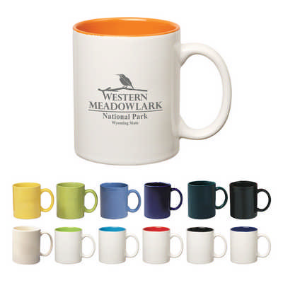 325ml Coloured Stoneware Mug With C-Handle