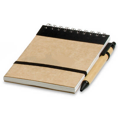 Eco-Logical A6 Notepad - Black Only