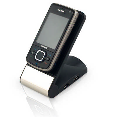 3-In-1 Mobile Phone Holder With Usb Hub