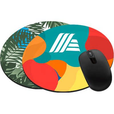 Round Neoprene Mouse Pad 23cm Dia