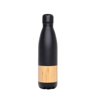 Bondi Vacuum Bottle With Bamboo Accent