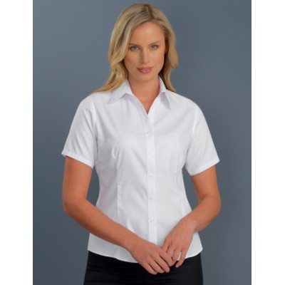 Oxford White Womens Business Shirt - White