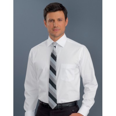 Oxford White Mens Business Shirt - White