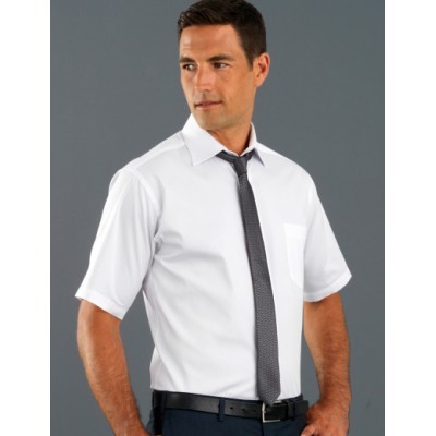 Oxford White Mens Business Shirt - White