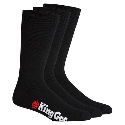 KingGee Mens 3 Pack Bamboo Work Socks • by Runsmart