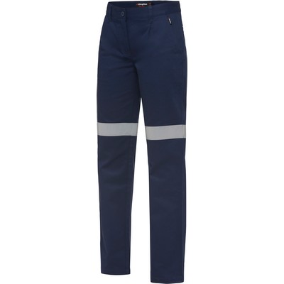 KingGee Womens Drill Reflective Pants