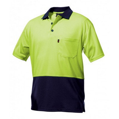 Hi-Vis Micromesh Spliced Polo S/S (K54220_KG)