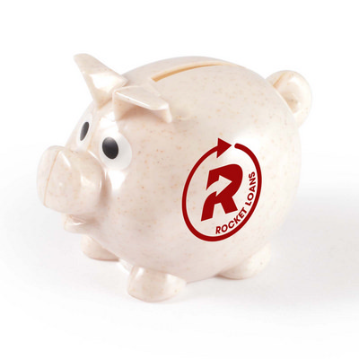 World`s Smallest Pig Eco Coin Bank