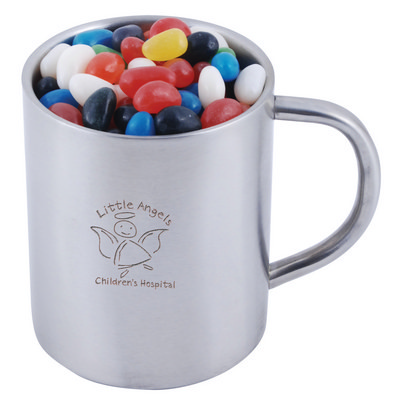 Assorted Colour Mini Jelly Beans in Java Mug 