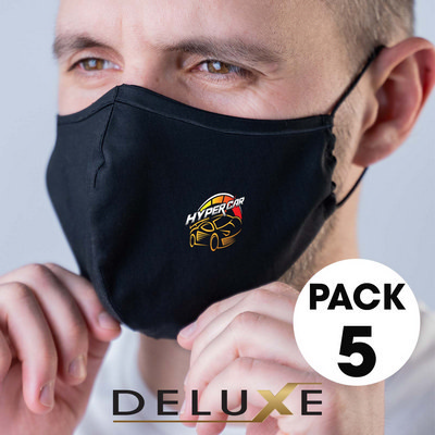 5 Pack - Deluxe Face Masks