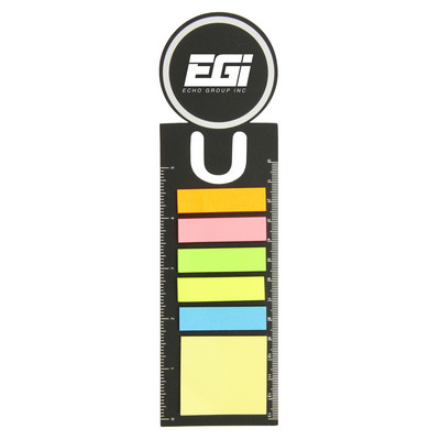 Bookmark Ruler With Sticky Notes (BM100_MXM)