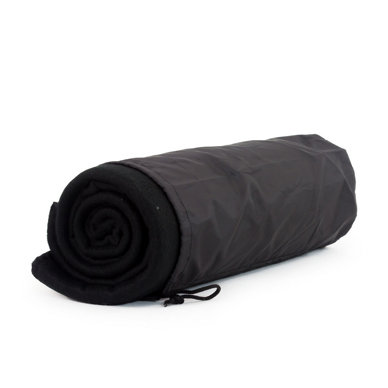 Blanket In Pouch - Black (CA3014BK_MXM)