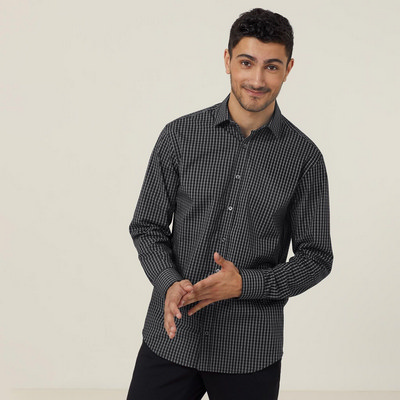 NNT Fine Check Avignon Long Sleeve Shirt
