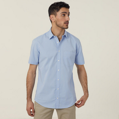 NNT Avignon Pinstripe Short Sleeve Shirt - LPS