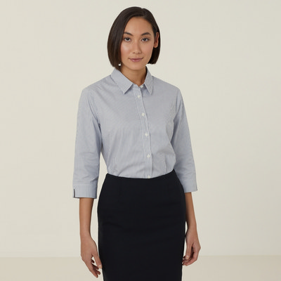 NNT Womens Avignon Stripe 34 Sleeve Shirt