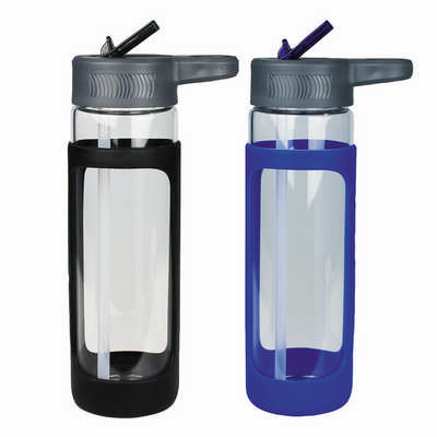 Glass Bottle with Silicone Cover 600ml