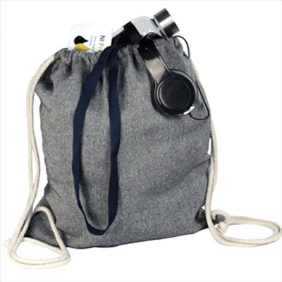 Melange Custom Dyed Drawstring Bag (5179_RNG_DEC)